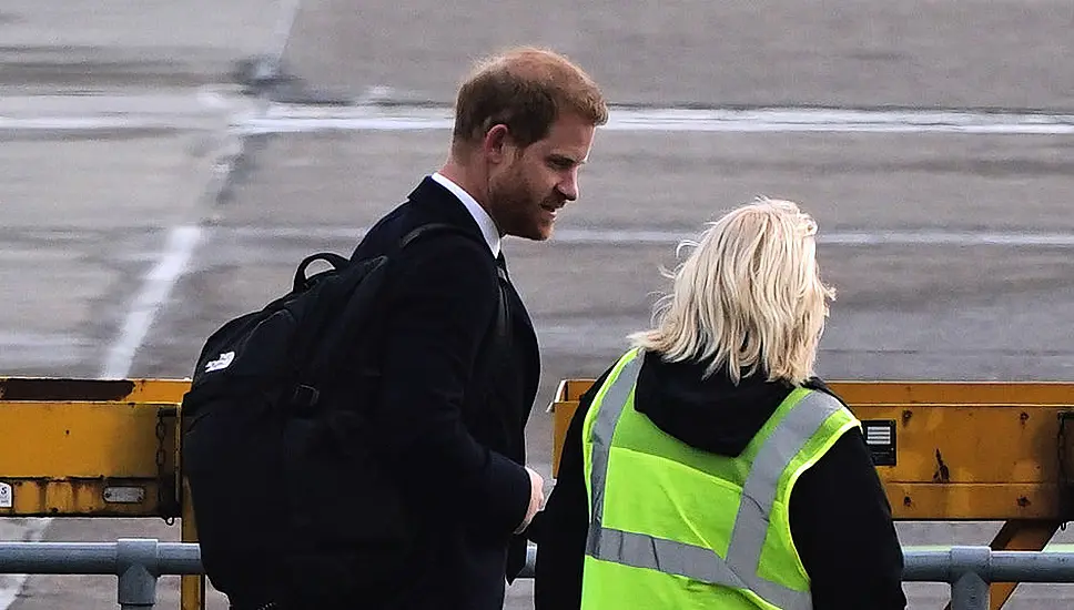 Britain's Prince Harry Leaves Balmoral After Death Of His Grandmother