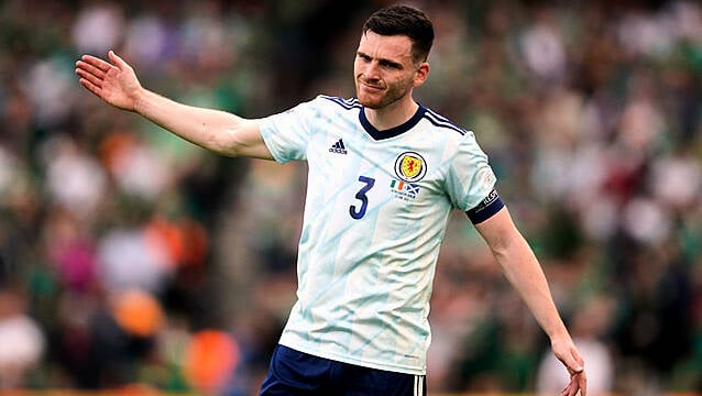 Scotland Captain Andy Robertson To Miss Ireland Nations League Clash