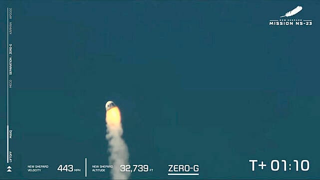 Bezos Rocket Fails During Lift-Off With Only Experiments Aboard