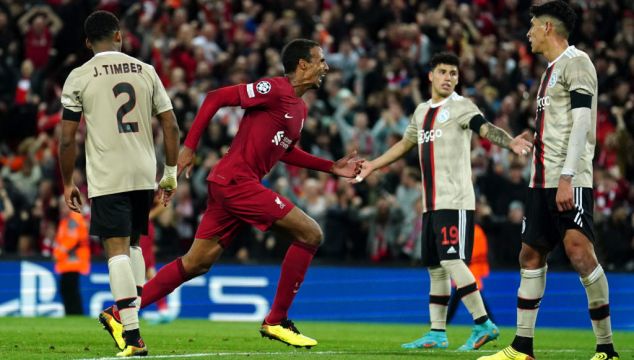 Joel Matip Heads Late Winner As Liverpool Labour To Victory Over Ajax