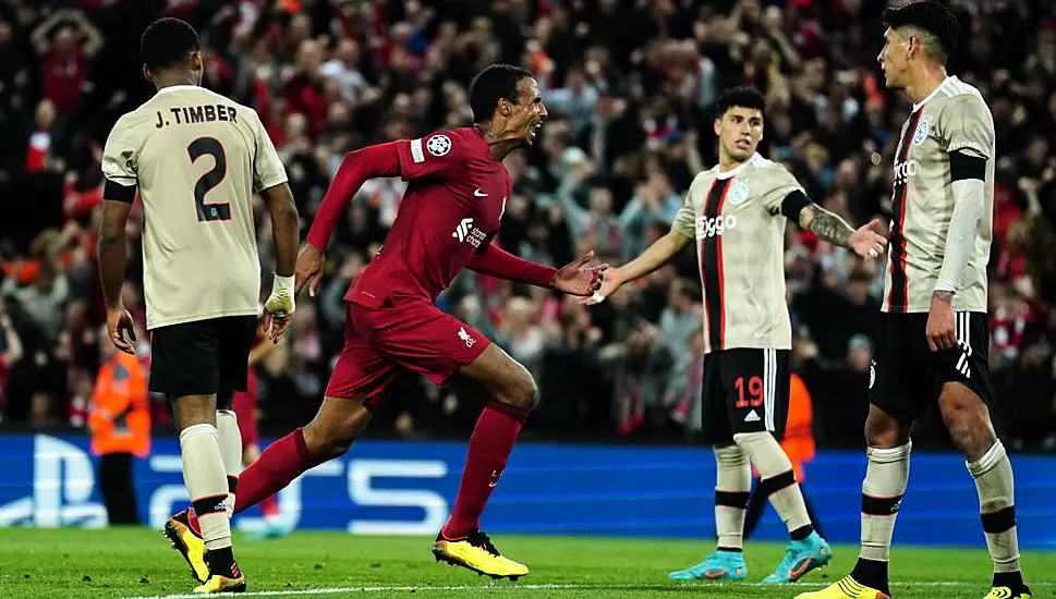 Joel Matip Heads Late Winner As Liverpool Labour To Victory Over Ajax