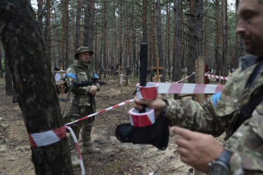 Ukraine’s President: Mass Grave Found Near Recaptured City
