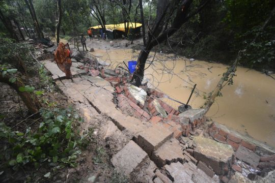 12 Dead After Homes Collapse During Torrential Rain In India