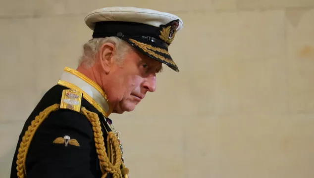 Britain's King Charles And Siblings Mount Vigil In Honour Of Queen Elizabeth