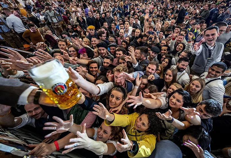 In Pictures: Beer Flowing As Oktoberfest Returns For First Time Since 2019