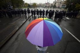 Belgrade Police Clash With Protesters At Pride March
