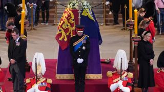 William And Harry Lead Queen Elizabeth’s Eight Grandchildren In Coffin Vigil