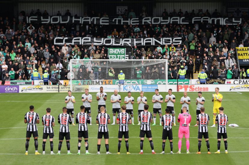 Celtic Fans Chant Through Minute's Applause In Memory Of Britain's Queen Elizabeth