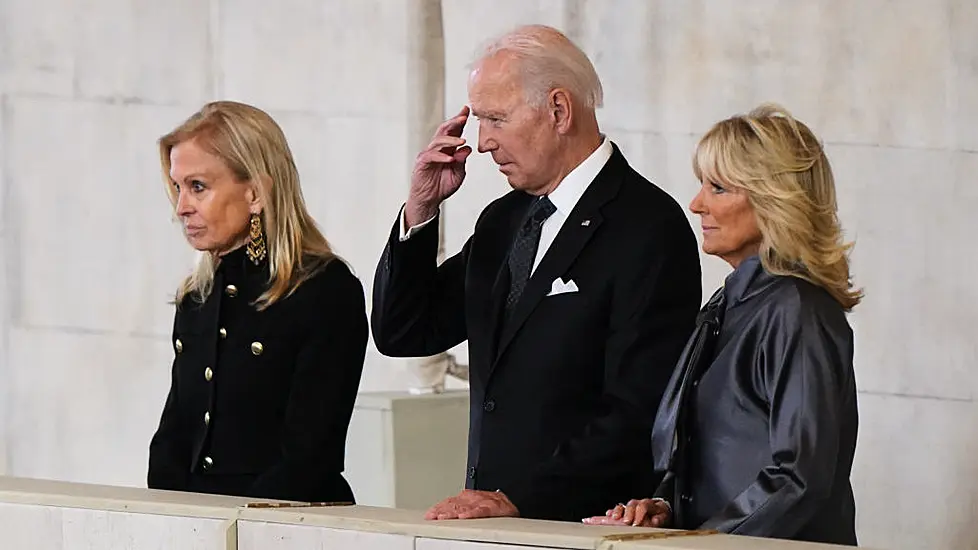 Joe Biden Attends Westminster Hall To Pay Respects To Queen