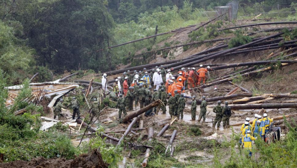 Tropical Storm Causes Death And Destruction In Japan