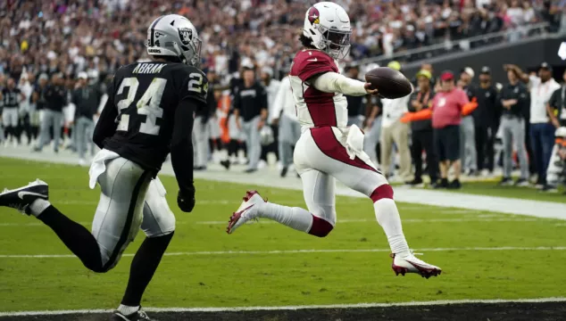 Arizona Cardinals Pile On 22 Straight Points For Late Win Over Las Vegas Raiders
