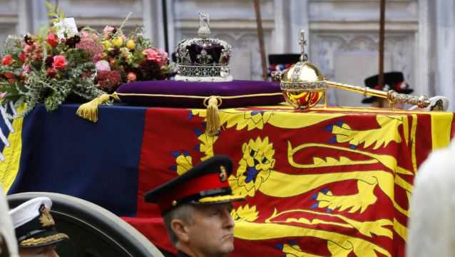 Britain's Queen Elizabeth's Coffin Makes Final Journey To Windsor Castle