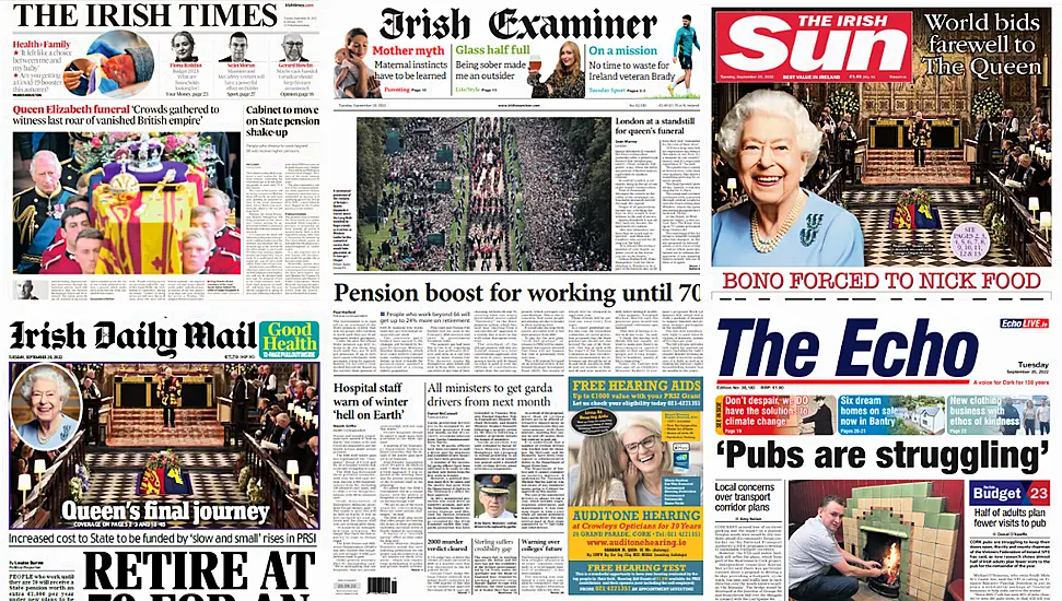 What The Papers Say: Tuesday's Front Pages