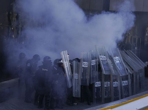 Mexican Police Injured In Blast During Protest Over Students’ Disappearance