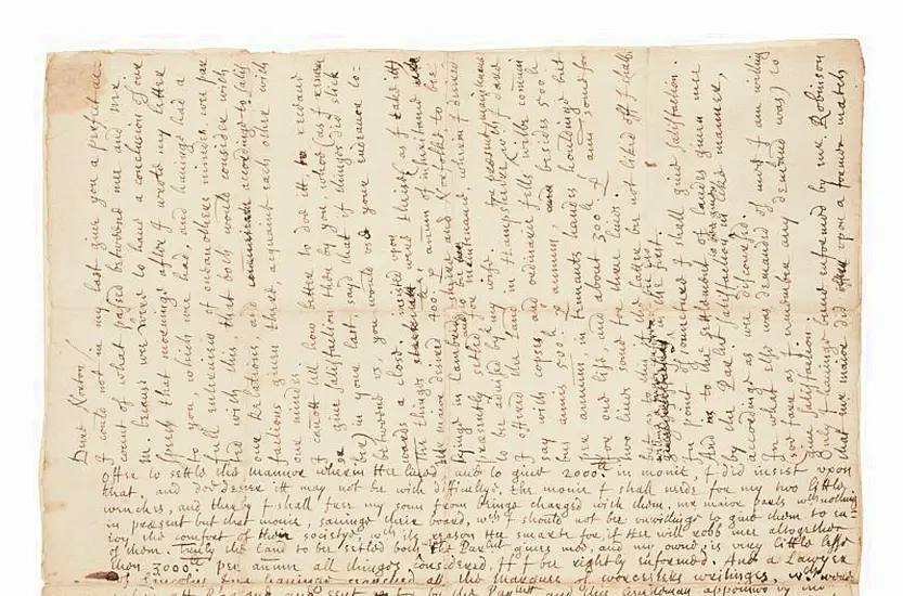 Rare Letter Written By Oliver Cromwell To Be Auctioned In Edinburgh