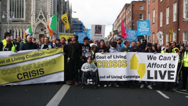 Cost-Of-Living Protests To Take Place Across The Country Today