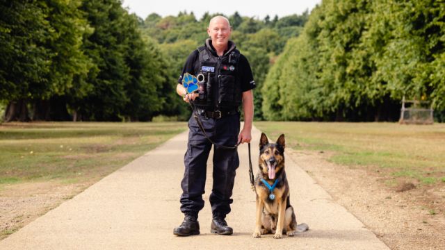 Retired Police Dog Shot Three Times In The Face Wins Lifetime Award