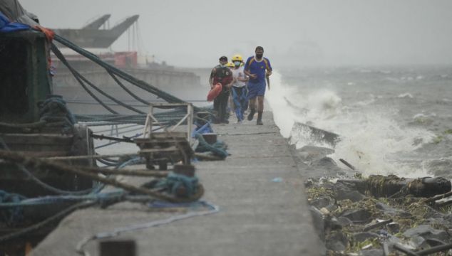 Powerful Typhoon Hits North Philippines As Thousands Evacuated