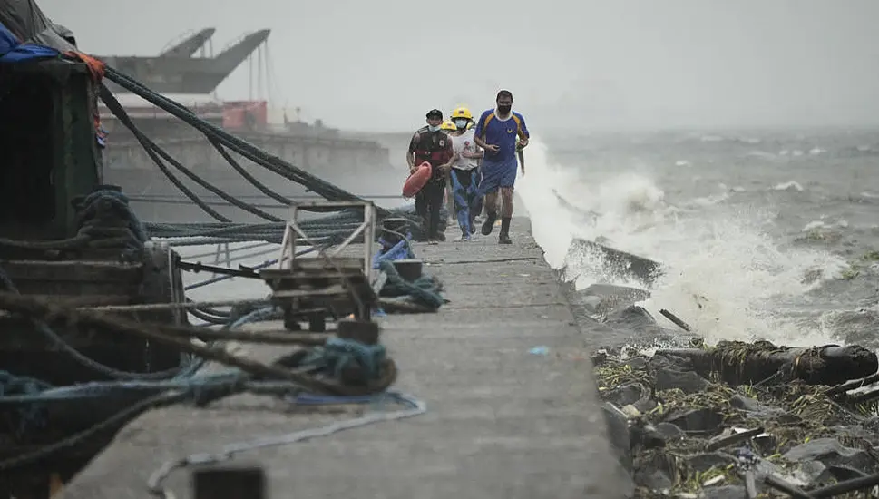 Powerful Typhoon Hits North Philippines As Thousands Evacuated