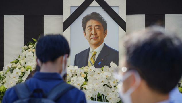 Tense Japan Holds Funeral For Assassinated Ex-Leader Shinzo Abe