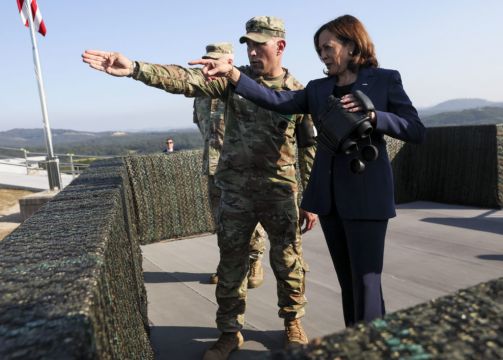Us Vice President Kamala Harris Caps Asia Trip With Stop At Dmz Dividing Koreas