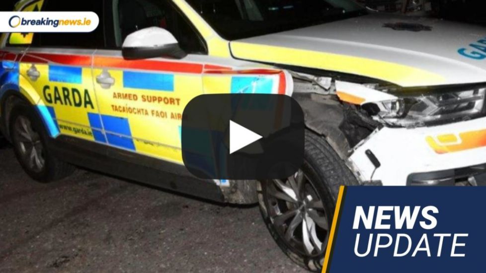 Video: Arrest After Van With Children Rams Garda Cars In Cork; Report Into Cancelled 999 Calls