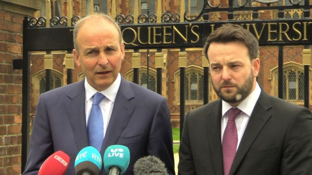 Micheál Martin 'Cannot Confirm' End Of Partnership Between Fianna Fáil And Sdlp