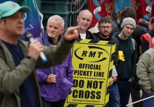 Striking Rail And Postal Workers To Demonstrate In Demand For Fair Pay