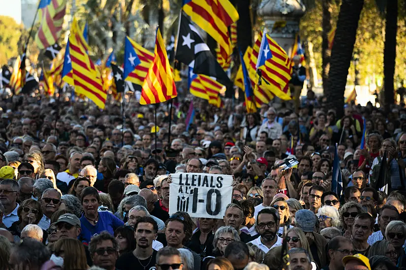 Catalans Commemorate Fifth Anniversary Of Failed Breakaway