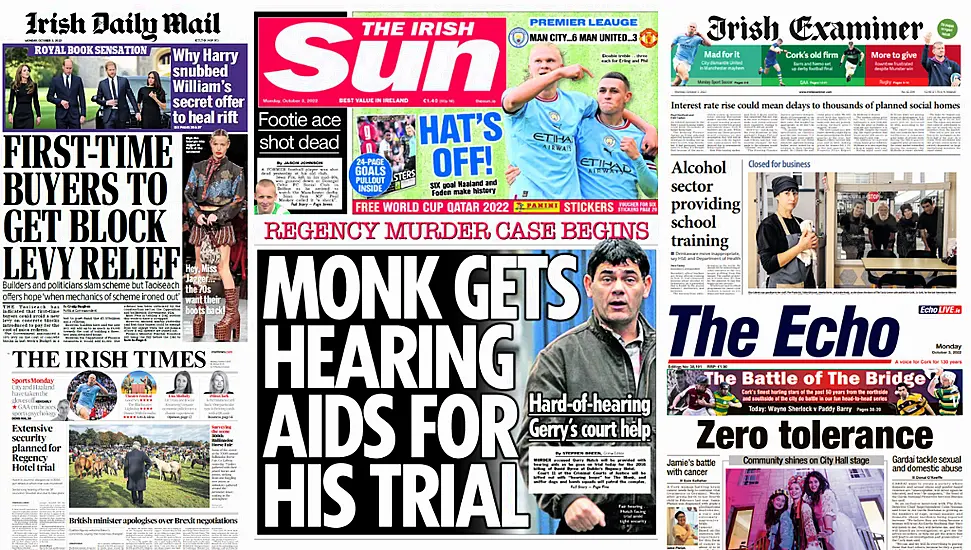 What The Papers Say: Monday's Front Pages