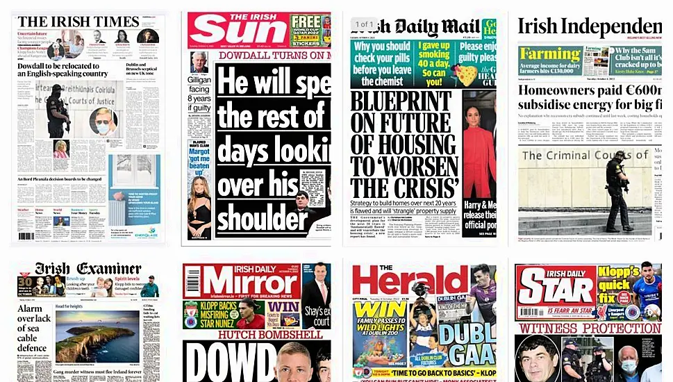 What The Papers Say: Tuesday's Front Pages