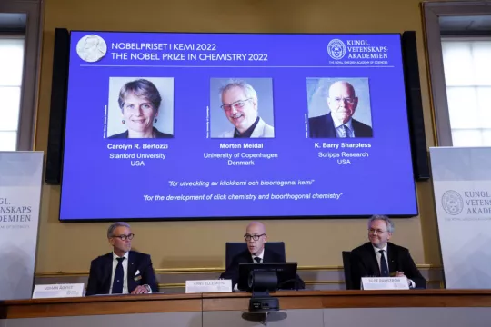 Nobel Prize For Chemistry Goes To Trio For Work On Molecule Attachment