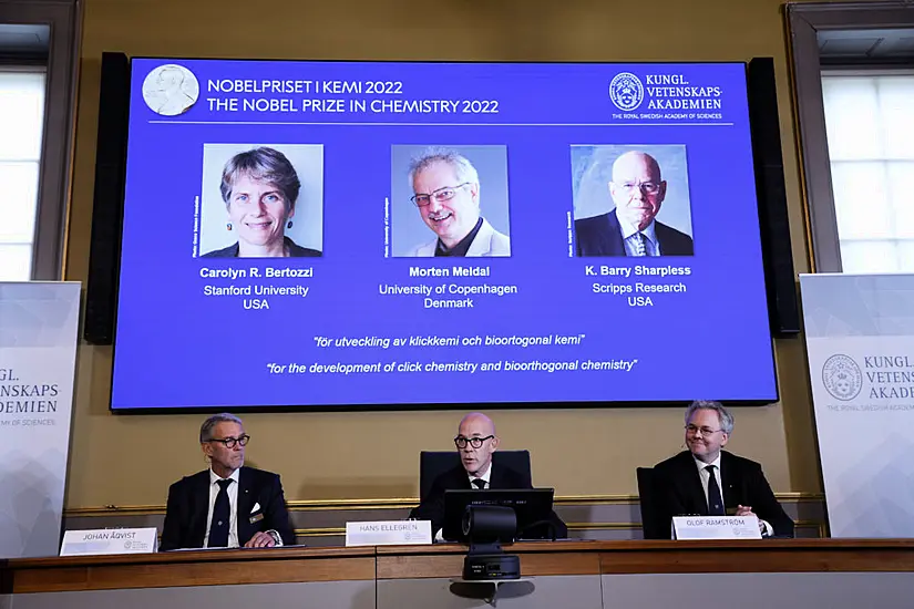 Nobel Prize For Chemistry Goes To Trio For Work On Molecule Attachment