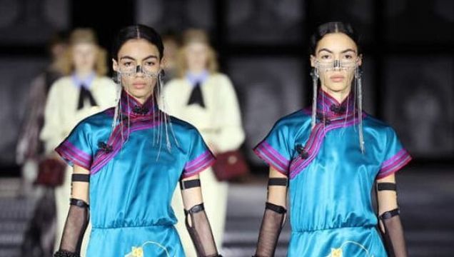 Two Sets Of Irish Twins Strut Up A Storm At Gucci's Show In Milan