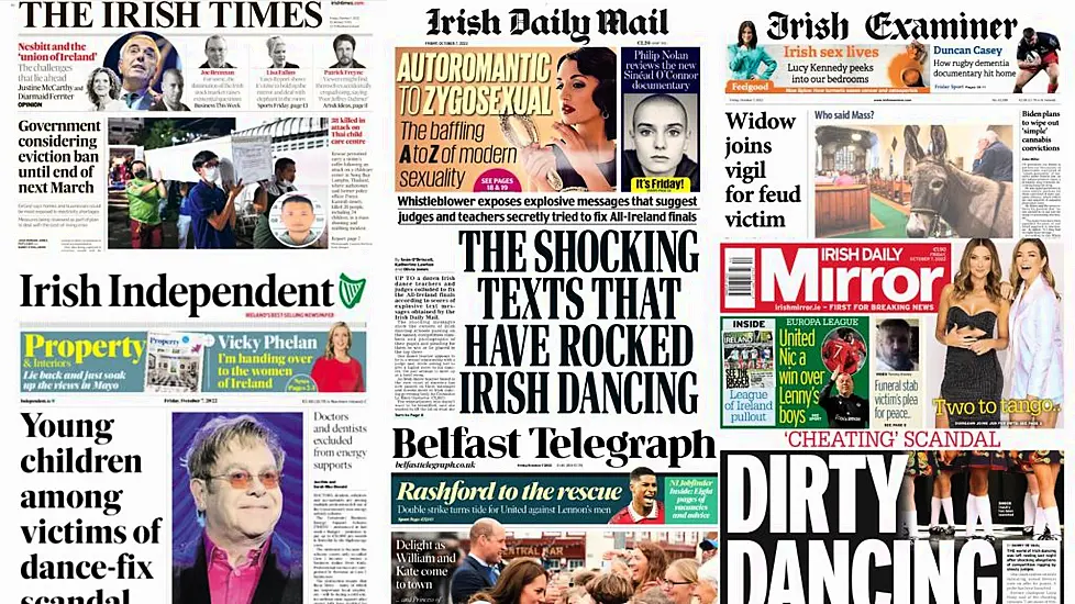 What The Papers Say: Friday's Front Pages