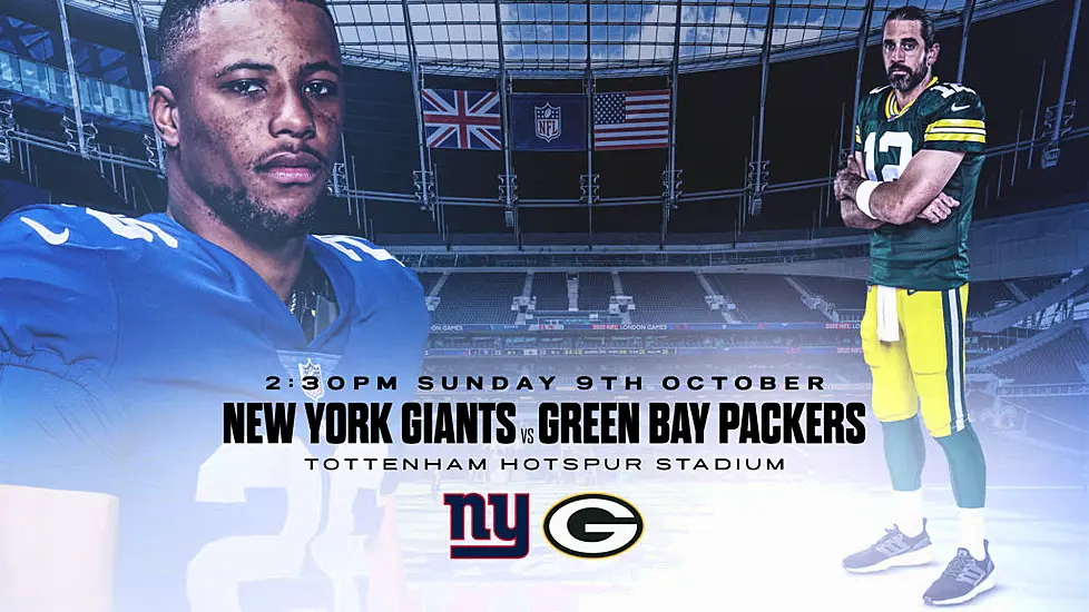 New York Giants V Green Bay Will Be Broadcast Live On Virgin Media Two