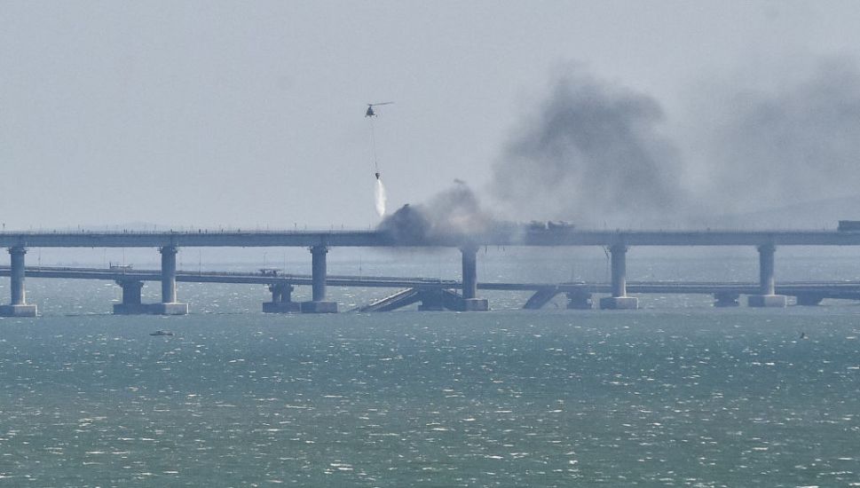 Divers To Check Damage To Blast-Hit Crimea Bridge Key To Russia's War