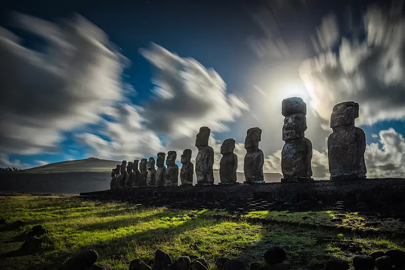 Fire Damages Easter Island Statues