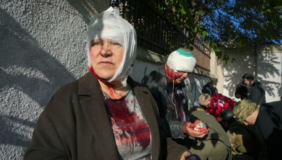 Explosions Rock Multiple Ukrainian Cities, Including Kyiv