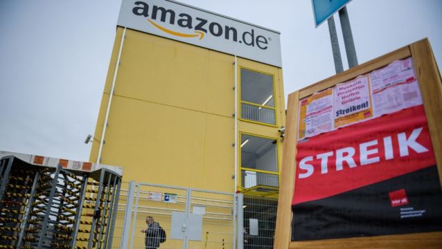 German Union Calls On Amazon Workers To Strike During Sale