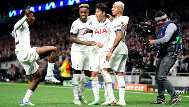 Spurs Edge Closer To Last 16 With 3-2 Win Over 10-Man Frankfurt