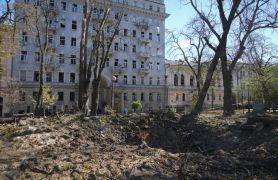Ukraine’s Kyiv Area Hit By Iranian-Made Kamikaze Drones