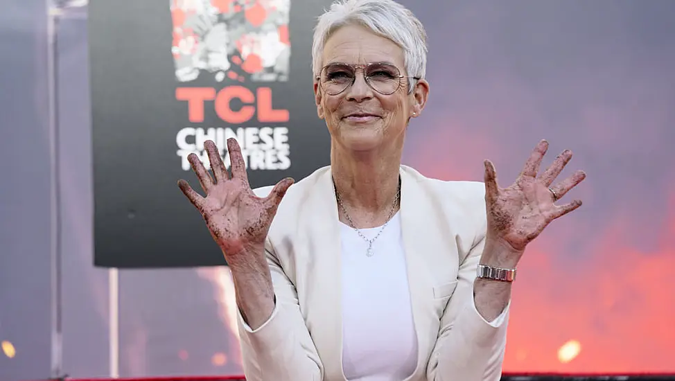 Jamie Lee Curtis Calls Herself A ‘Dot-Connector’ As She Cements Her Handprints