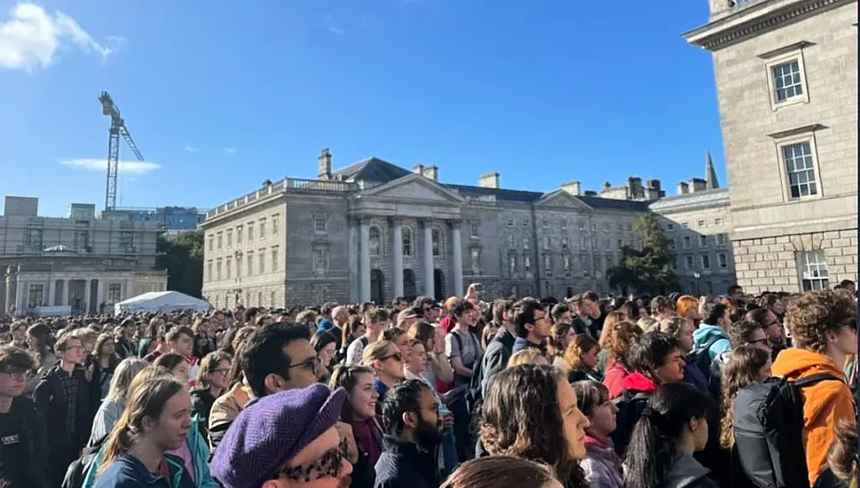 Thousands Of Third Level Students Walk-Out Over Accommodation Crisis