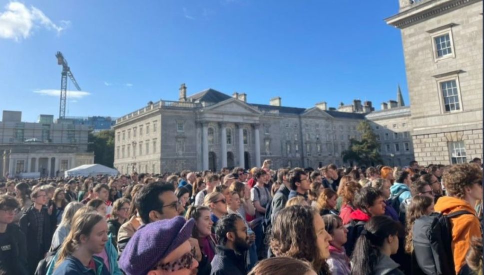 Thousands Of Third Level Students Walk-Out Over Accommodation Crisis
