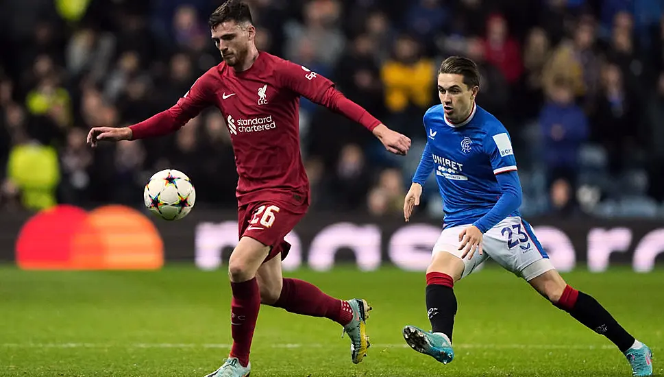 Andy Robertson Challenges Liverpool To Maintain ‘Intensity’ Of Win Over Rangers