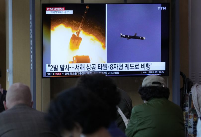 North Korea Launches Missile And Flies Warplanes Near South Korean Border
