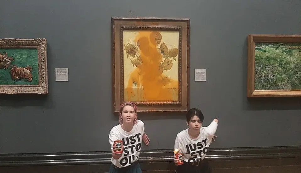 Two Protesters Arrested After Throwing Soup On Van Gogh’s Sunflowers