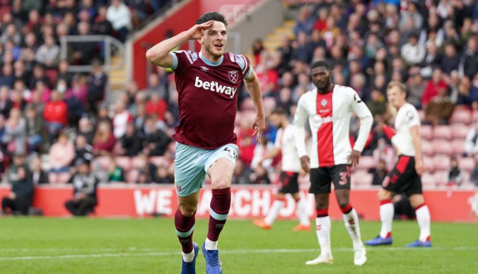 Declan Rice Denies Southampton A Much-Needed Win