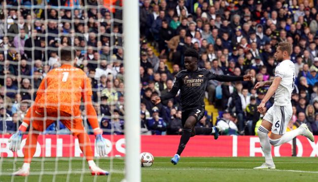 Bukayo Saka Fires Arsenal To Win As League Leaders Survive Late Scare At Leeds